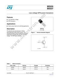 BD235 Datasheet Cover