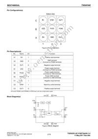 BD27400GUL-E2 Datasheet Page 2