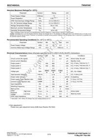 BD27400GUL-E2 Datasheet Page 3