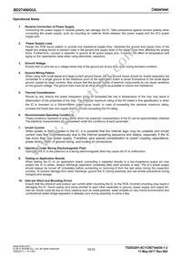 BD27400GUL-E2 Datasheet Page 15