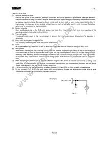 BD3181FVM-TR Datasheet Page 4