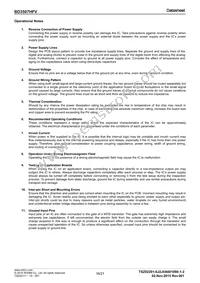 BD3507HFV-TR Datasheet Page 16