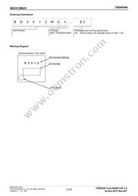 BD3512MUV-E2 Datasheet Page 21