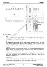 BD3522EFV-E2 Datasheet Page 2