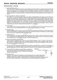 BD3533F-E2 Datasheet Page 12