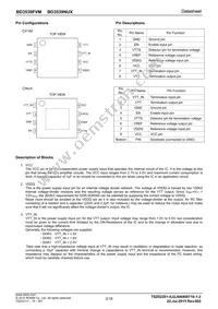 BD3539NUX-TR Datasheet Page 2