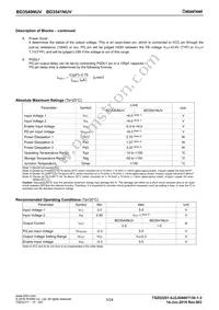 BD3540NUV-E2 Datasheet Page 3