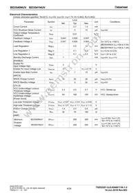 BD3540NUV-E2 Datasheet Page 4