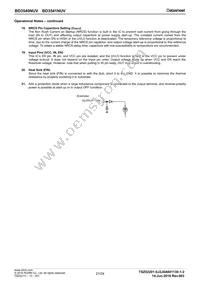 BD3540NUV-E2 Datasheet Page 21