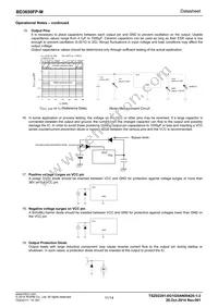 BD3650FP-ME2 Datasheet Page 11