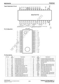 BD37541FS-E2 Datasheet Page 2
