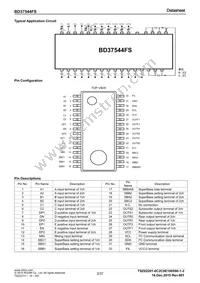 BD37544FS-E2 Datasheet Page 2