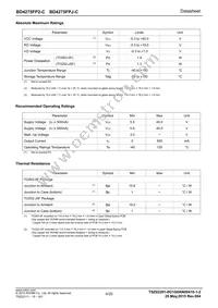 BD4275FP2-CE2 Datasheet Page 4