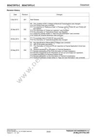 BD4275FP2-CE2 Datasheet Page 20