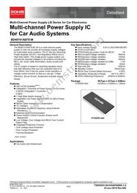 BD49101AEFS-ME2 Datasheet Cover