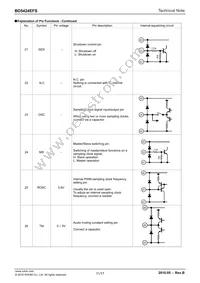 BD5424EFS-E2 Datasheet Page 11