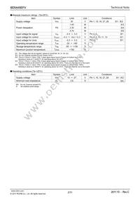 BD5445EFV-E2 Datasheet Page 2