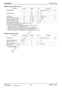 BD5446EFV-E2 Datasheet Page 2