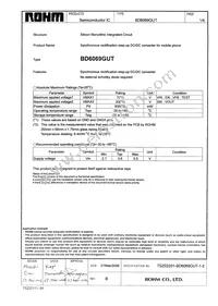 BD6069GUT-E2 Datasheet Cover