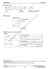 BD6071HFN-TR Datasheet Page 15