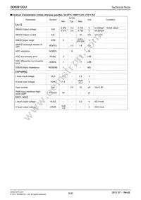 BD60910GU-E2 Datasheet Page 3