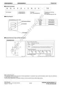 BD60A00NUX-TR Datasheet Page 21