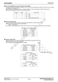 BD6142AMUV-E2 Datasheet Page 17