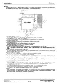 BD6142AMUV-E2 Datasheet Page 22