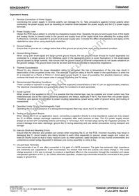 BD62220AEFV-E2 Datasheet Page 16