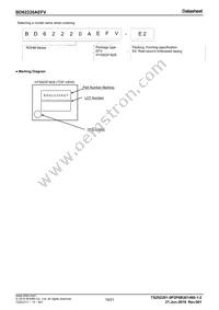 BD62220AEFV-E2 Datasheet Page 19