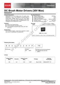 BD62222HFP-TR Datasheet Cover