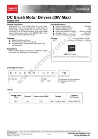 BD62321HFP-TR Datasheet Cover