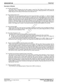 BD63035EFV-ME2 Datasheet Page 7