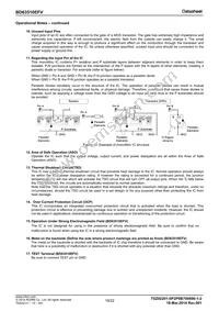 BD63510EFV-E2 Datasheet Page 19