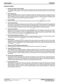 BD63730EFV-E2 Datasheet Page 22