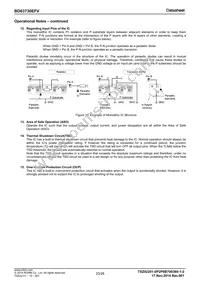 BD63730EFV-E2 Datasheet Page 23