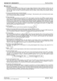 BD63823EFV-E2 Datasheet Page 6