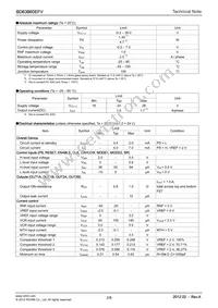 BD63860EFV-E2 Datasheet Page 2