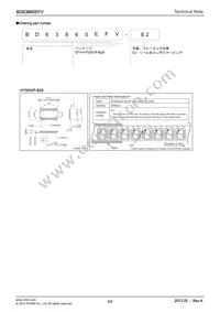 BD63860EFV-E2 Datasheet Page 8