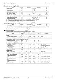 BD6395FP-E2 Datasheet Page 2