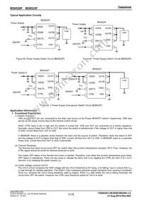 BD6522F-E2 Datasheet Page 21