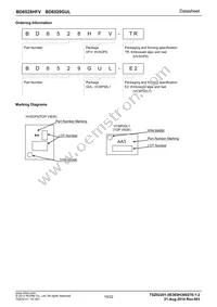 BD6528HFV-TR Datasheet Page 19