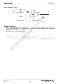 BD6538G-LBTR Datasheet Page 14