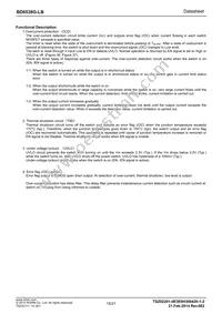 BD6538G-LBTR Datasheet Page 15