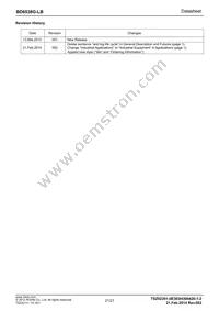 BD6538G-LBTR Datasheet Page 21