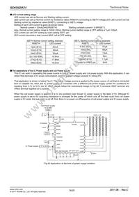 BD6592MUV-E2 Datasheet Page 14