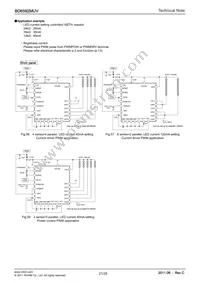 BD6592MUV-E2 Datasheet Page 21