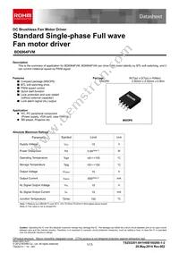 BD6964FVM-GTR Datasheet Cover