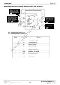 BD6965NUX-TR Datasheet Page 4