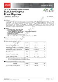 BD7004NUX-E2 Datasheet Cover